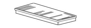 17801-22020 AIR FILTER-COROLLA