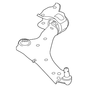 54500JEZ0A RH LOWER ARM X TRAIL,QASHQAI 07 UP