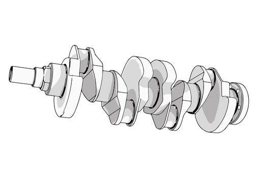 3S FE CS CRANK SHAFT