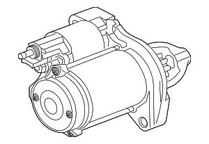 STARTER-24V TEETH:11 6D14 6D15 6D16 ME077407