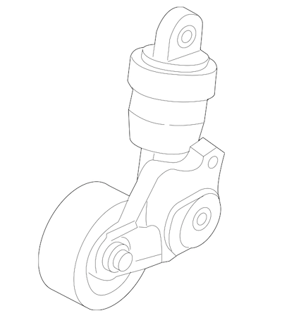 11955-JD20A COMPLETE-TENSIONER-X-TRAIL 07-UP EE50A