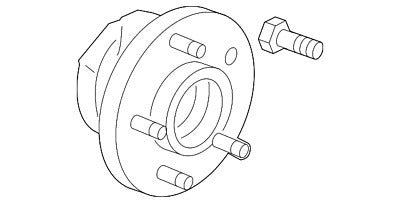 43200-4M400 HUB BEARING-SUNNY,SENTRA-REAR NO ABS